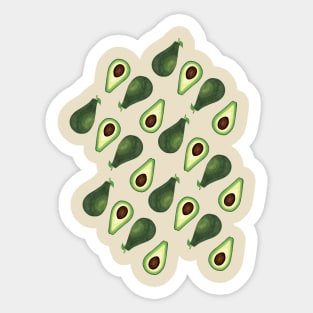 Avocado Party Sticker